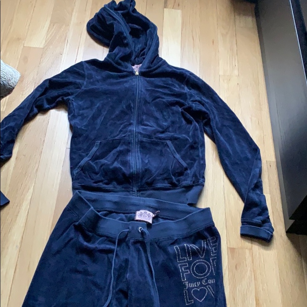 Juicy couture navy blue jumpsuit